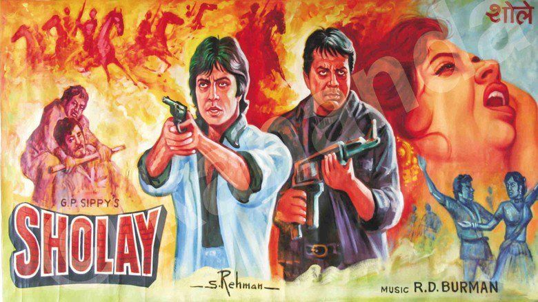 Sholay movie scenes