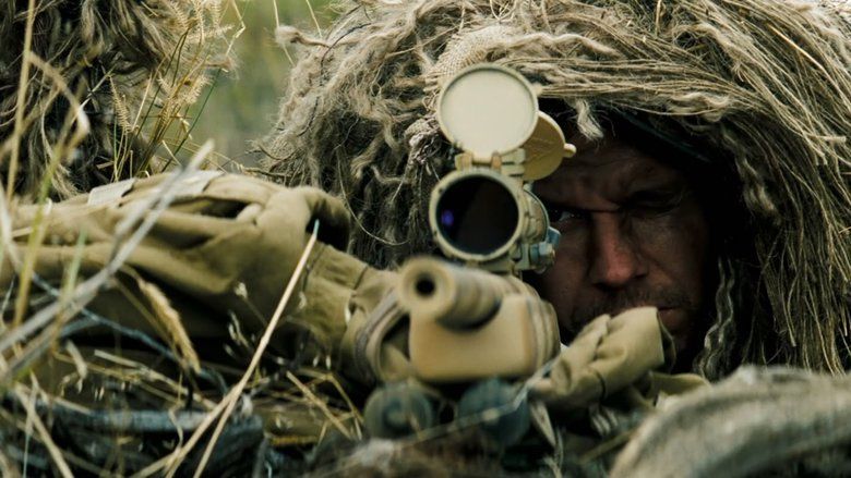 Shooter (2007 film) Mark Wahlberg snipping during the battle