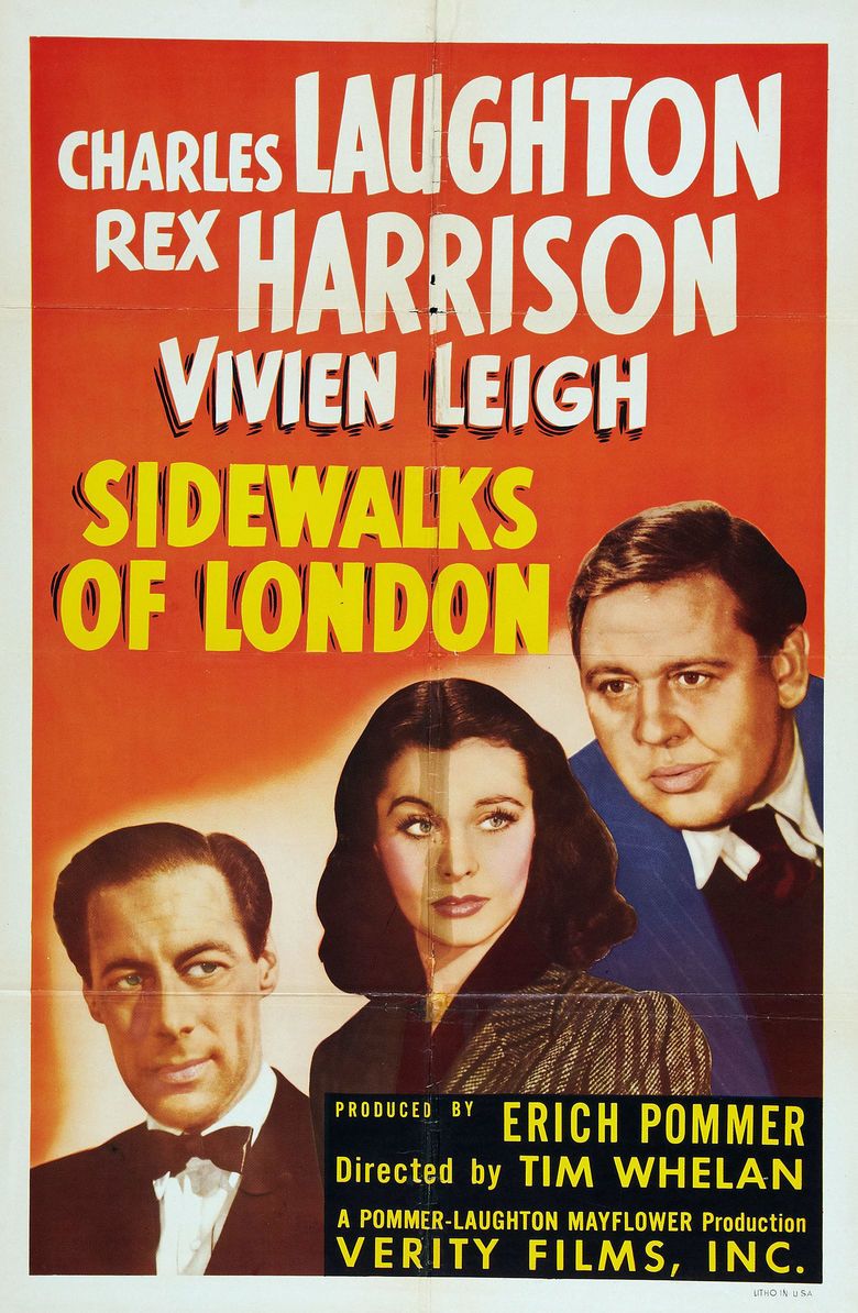 Sidewalks of London movie poster