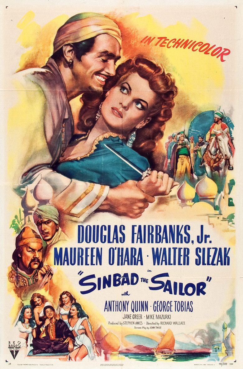 Sinbad the Sailor (1947 film) movie poster