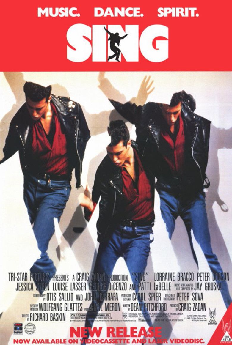 Sing (1989 film) movie poster