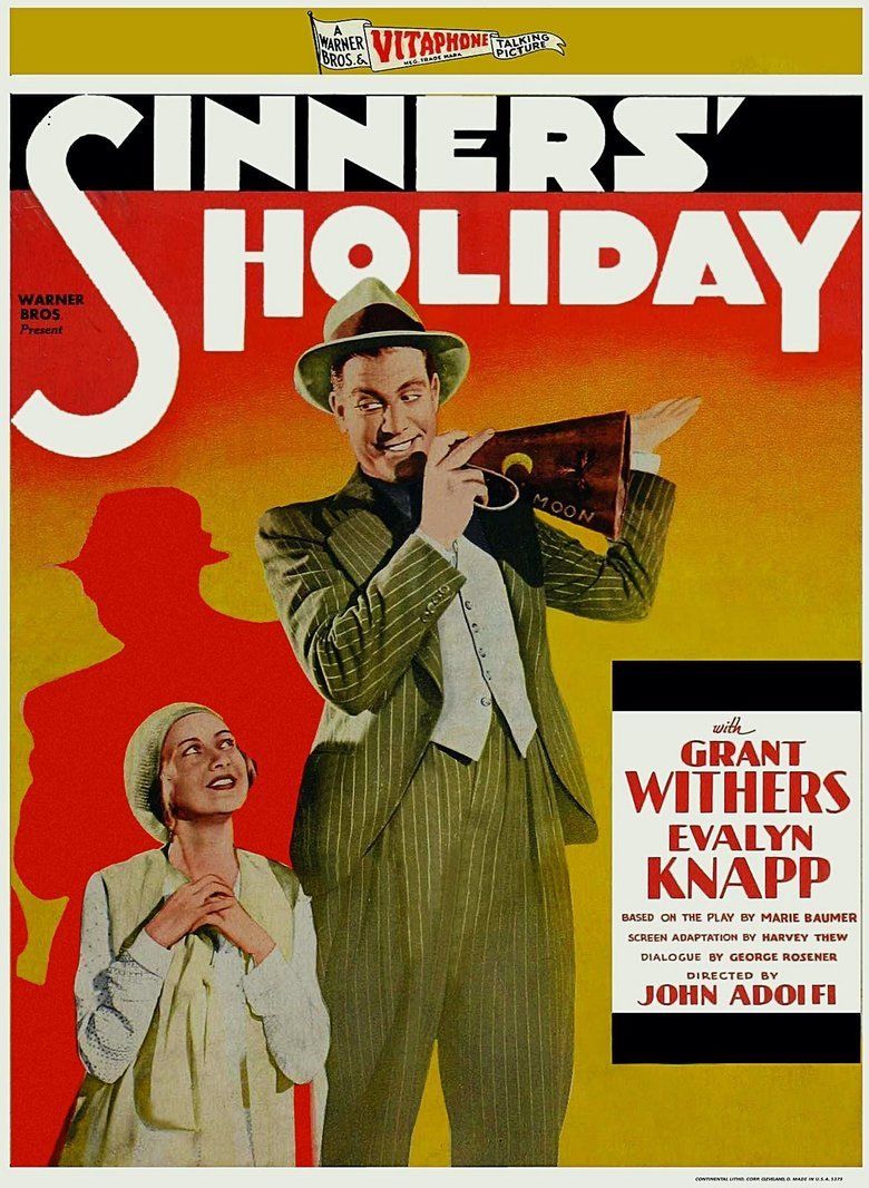 Sinners Holiday movie poster