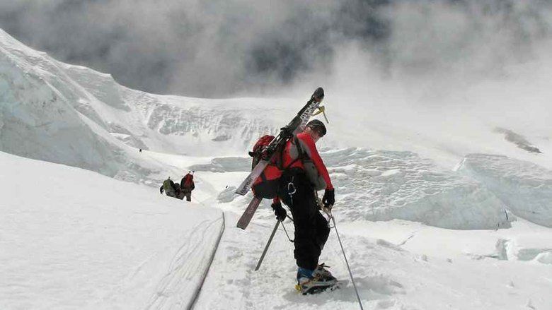 Skiing Everest movie scenes
