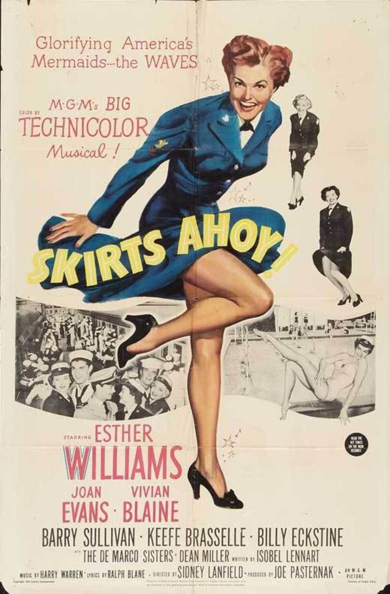 Skirts Ahoy! movie poster