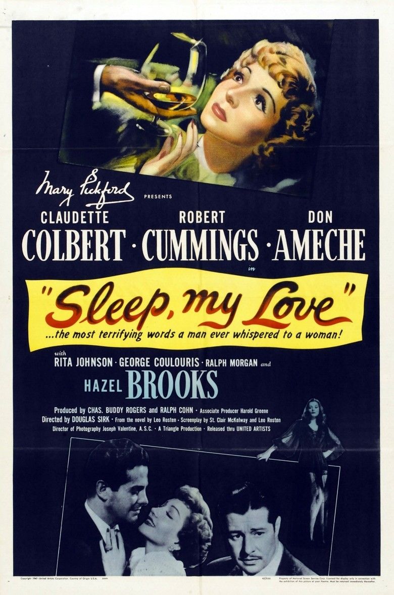 Sleep, My Love movie poster