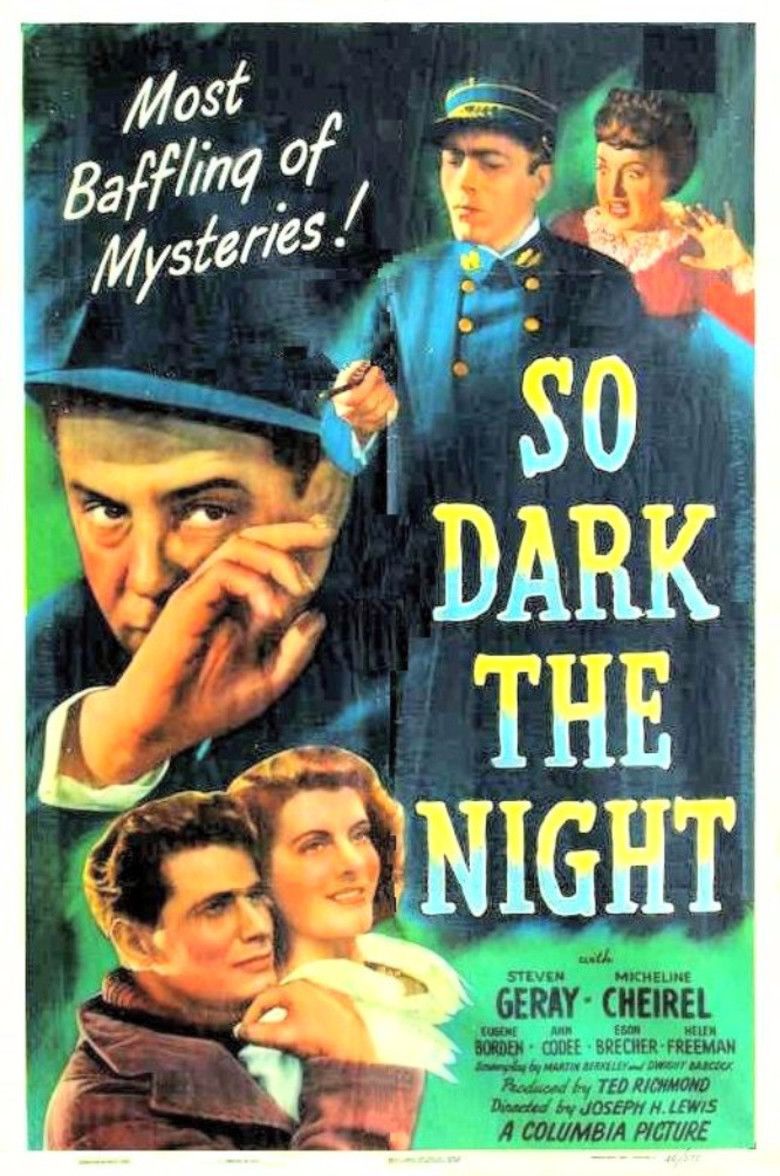 So Dark the Night movie poster