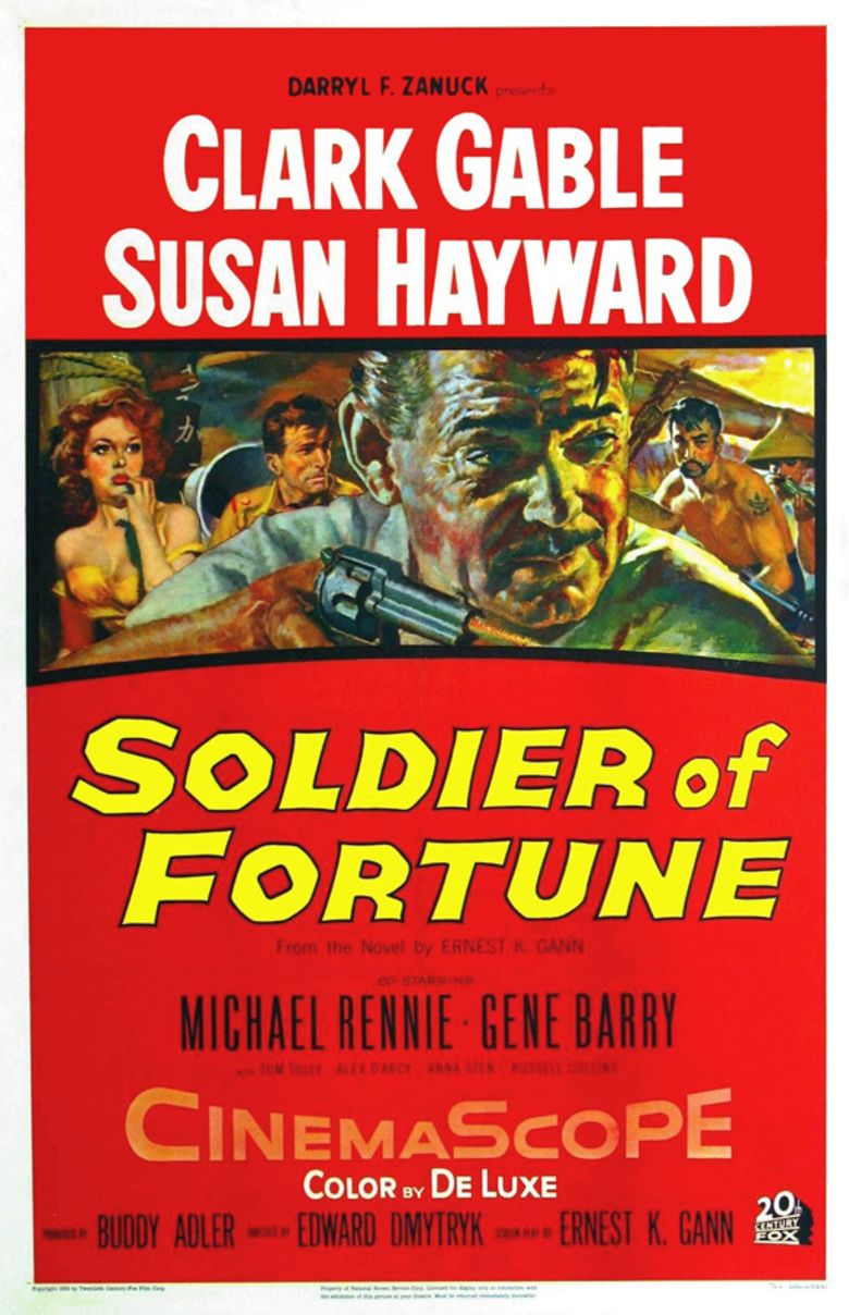 Soldier of Fortune (1955 film) movie poster