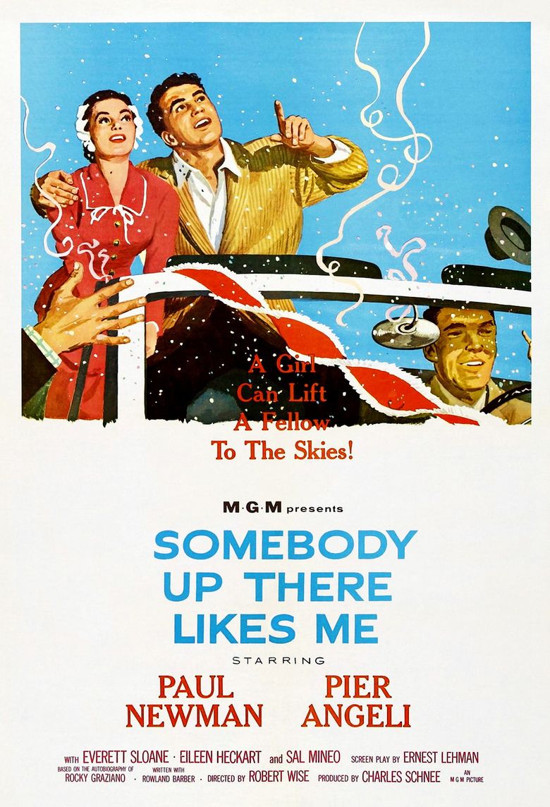 Somebody Up There Likes Me (1956 film) movie poster