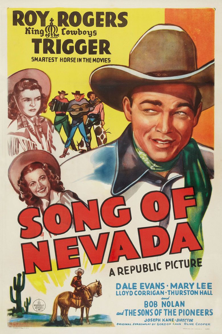 Song of Nevada movie poster