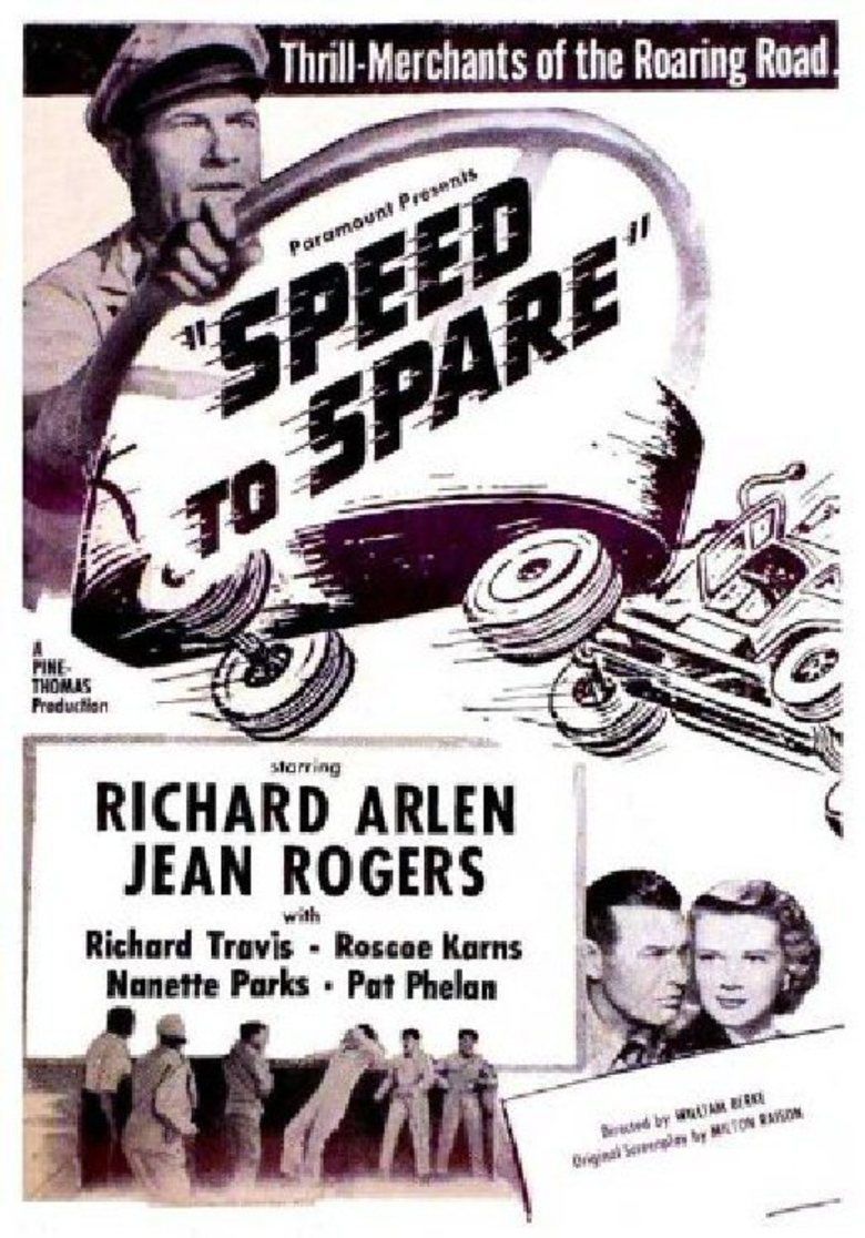 Speed to Spare movie poster