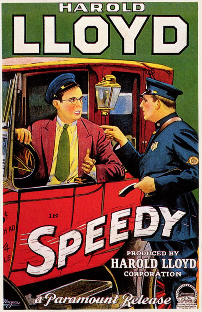 Speedy (film) movie poster