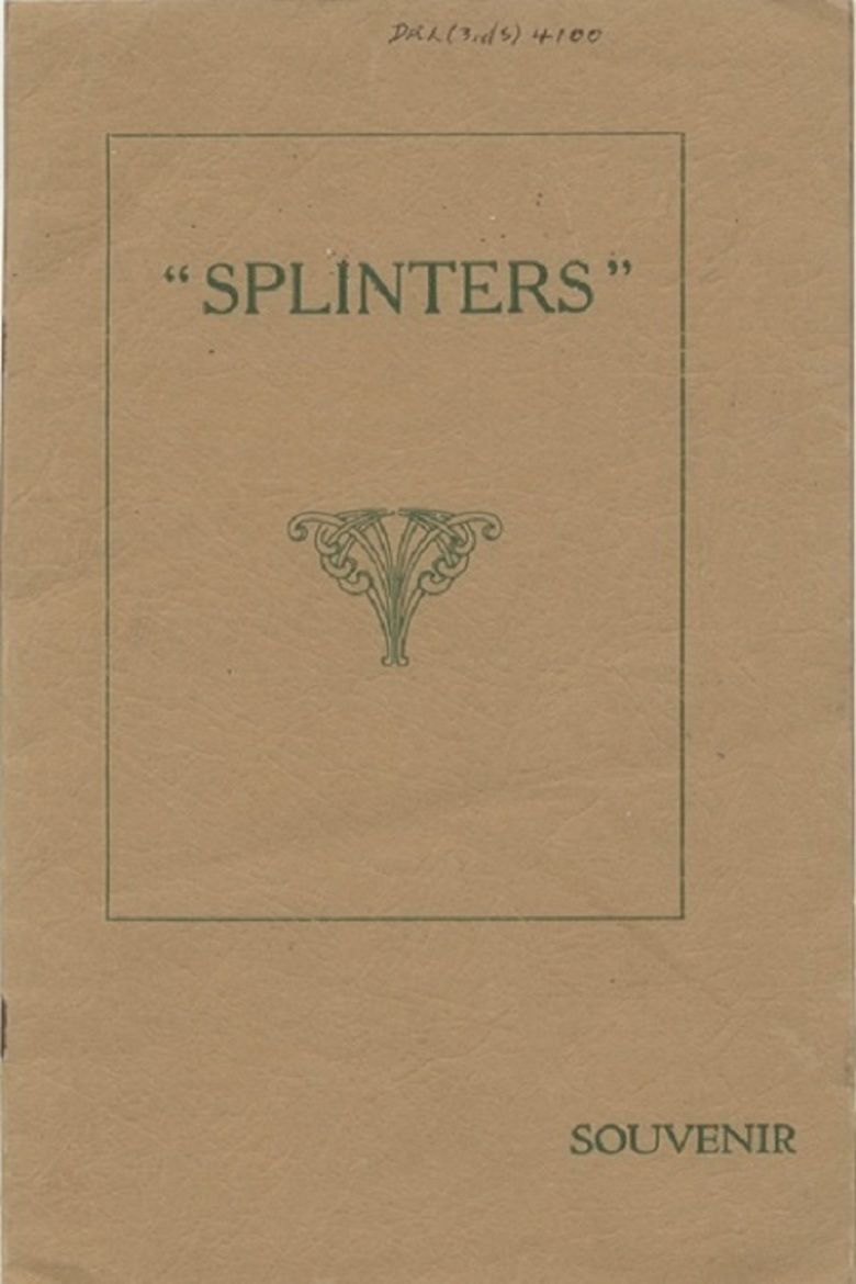 Splinters (1929 film) movie poster