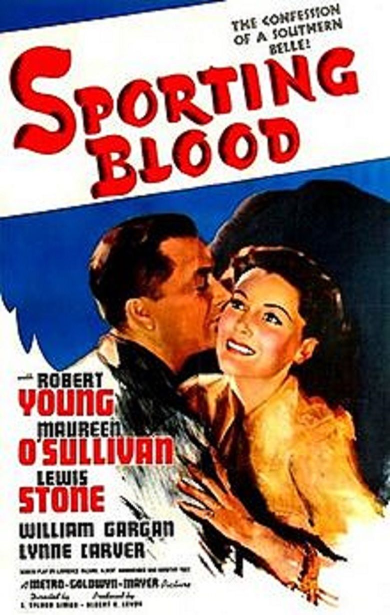 Sporting Blood (1940 film) movie poster