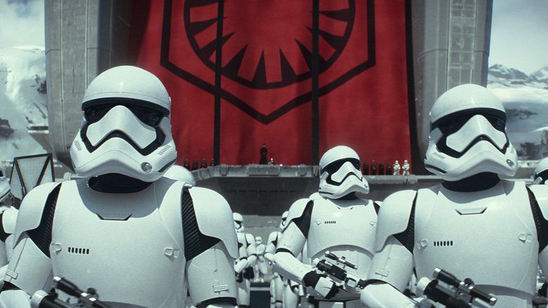 Star Wars: The Force Awakens movie scenes
