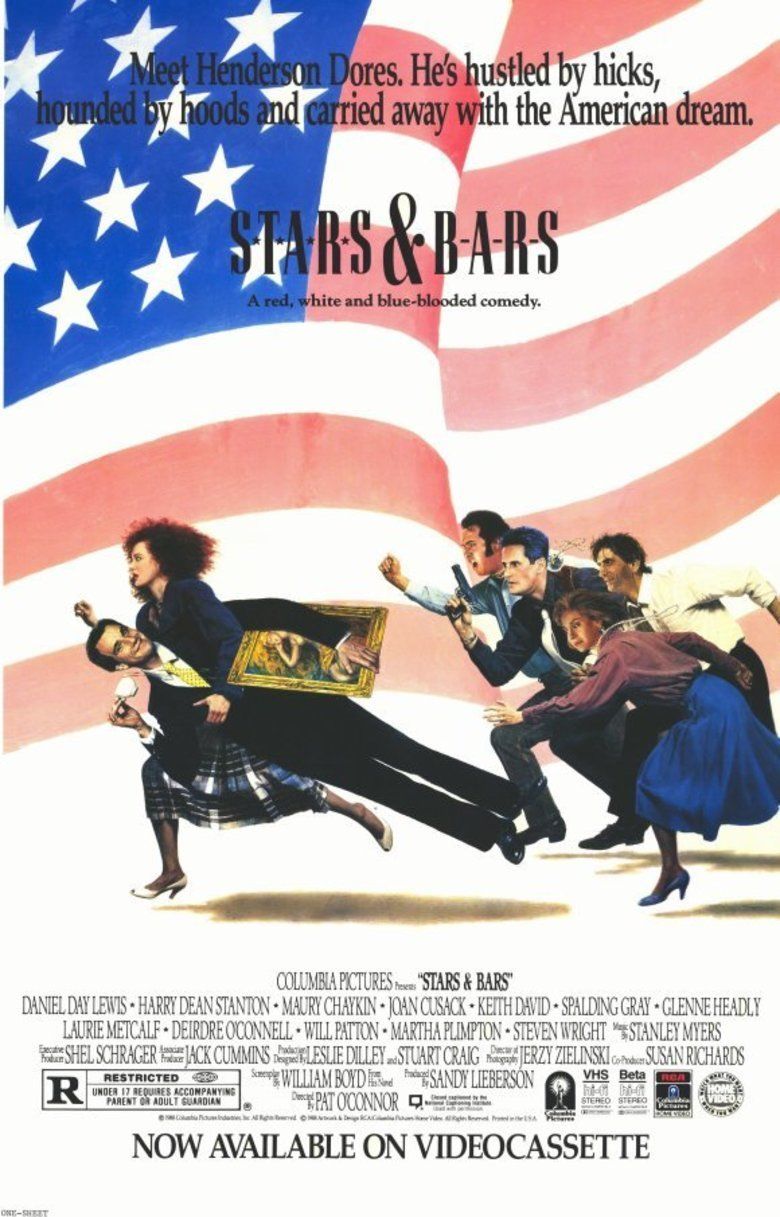 Stars and Bars (1988 film) movie poster