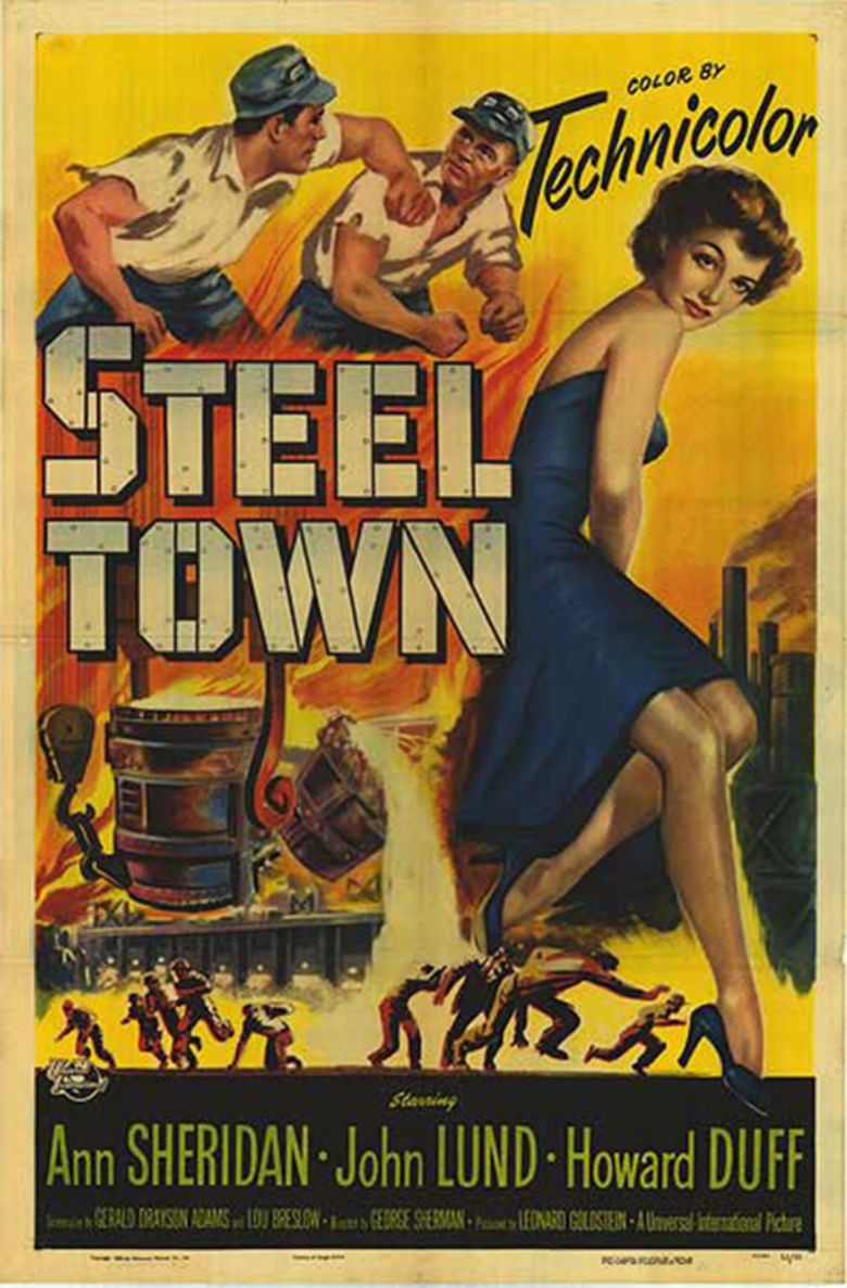 Steel Town (1952 film) movie poster