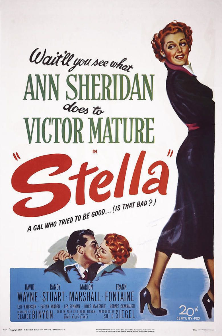 Stella (1950 film) movie poster