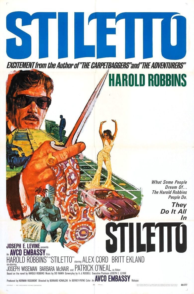 Stiletto (1969 film) movie poster