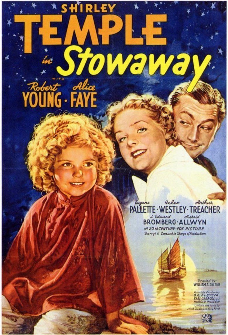 Stowaway (1936 film) movie poster