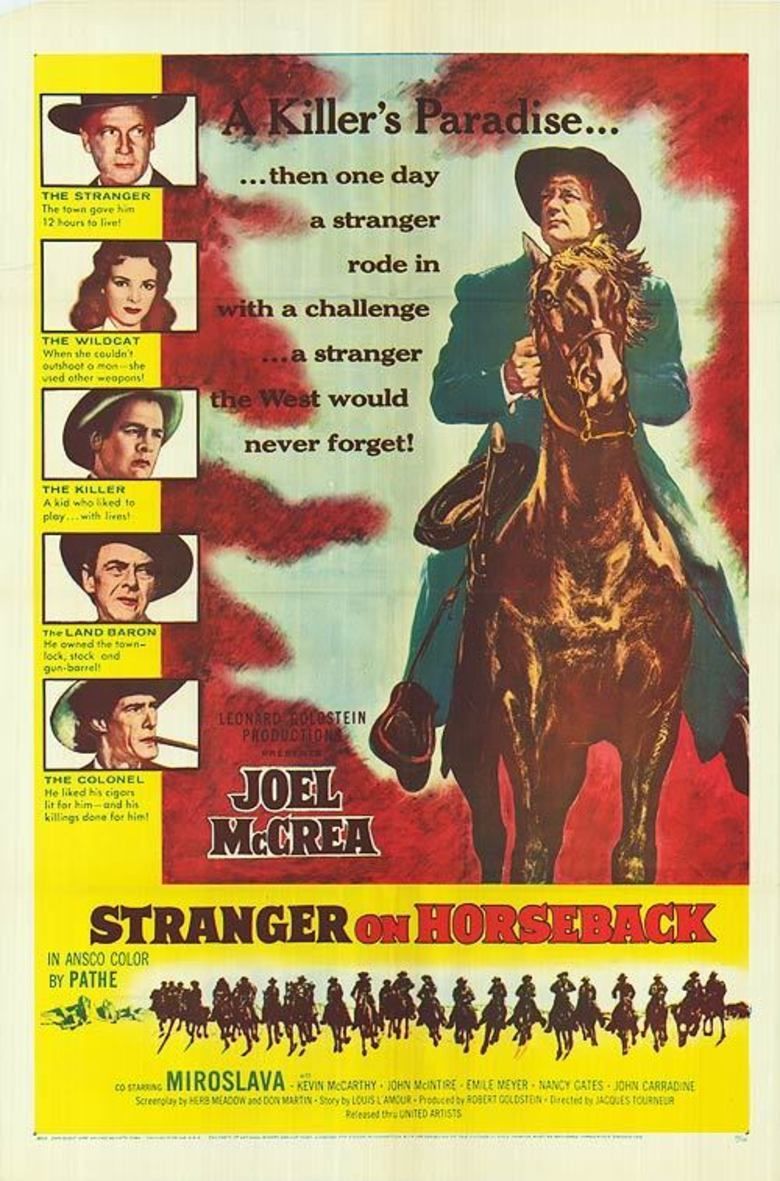 Stranger on Horseback movie poster
