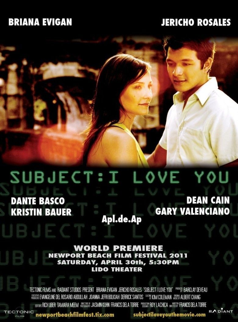 Subject: I Love You movie poster