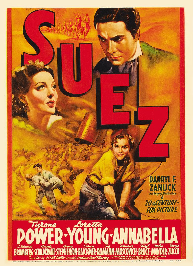 Suez (film) movie poster
