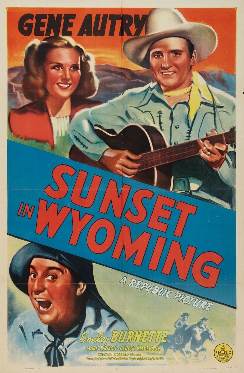 Sunset in Wyoming movie poster