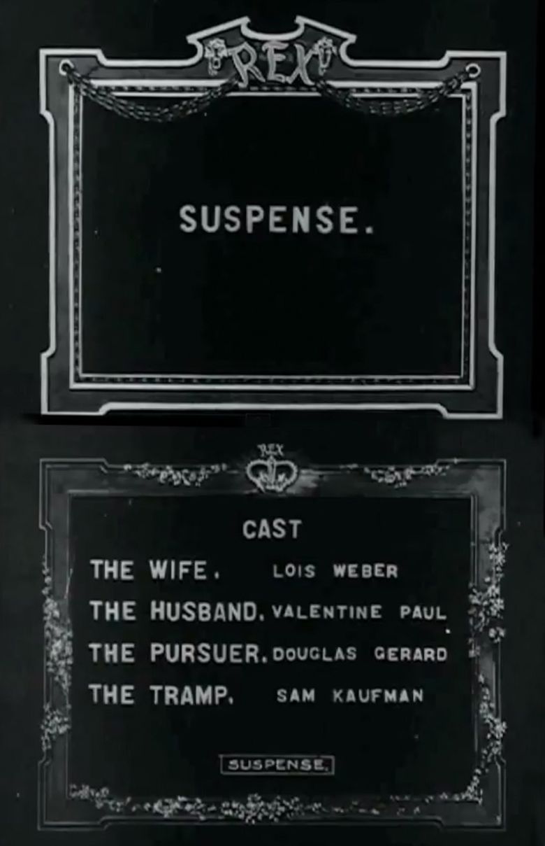 Suspense (1913 film) movie poster