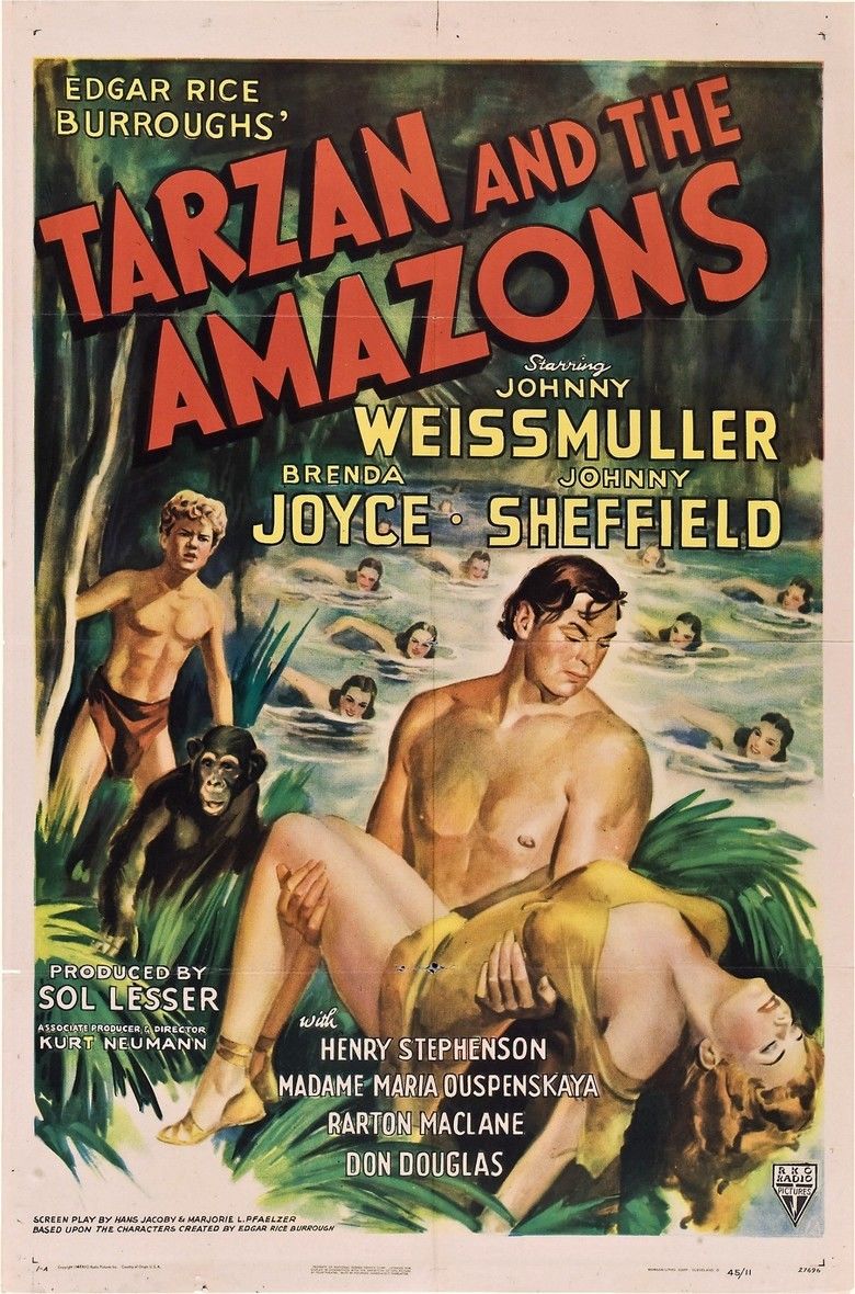 Tarzan and the Amazons movie poster