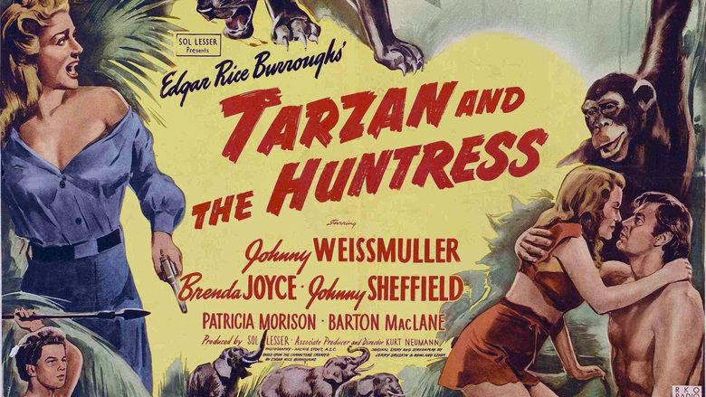 Tarzan and the Huntress movie scenes