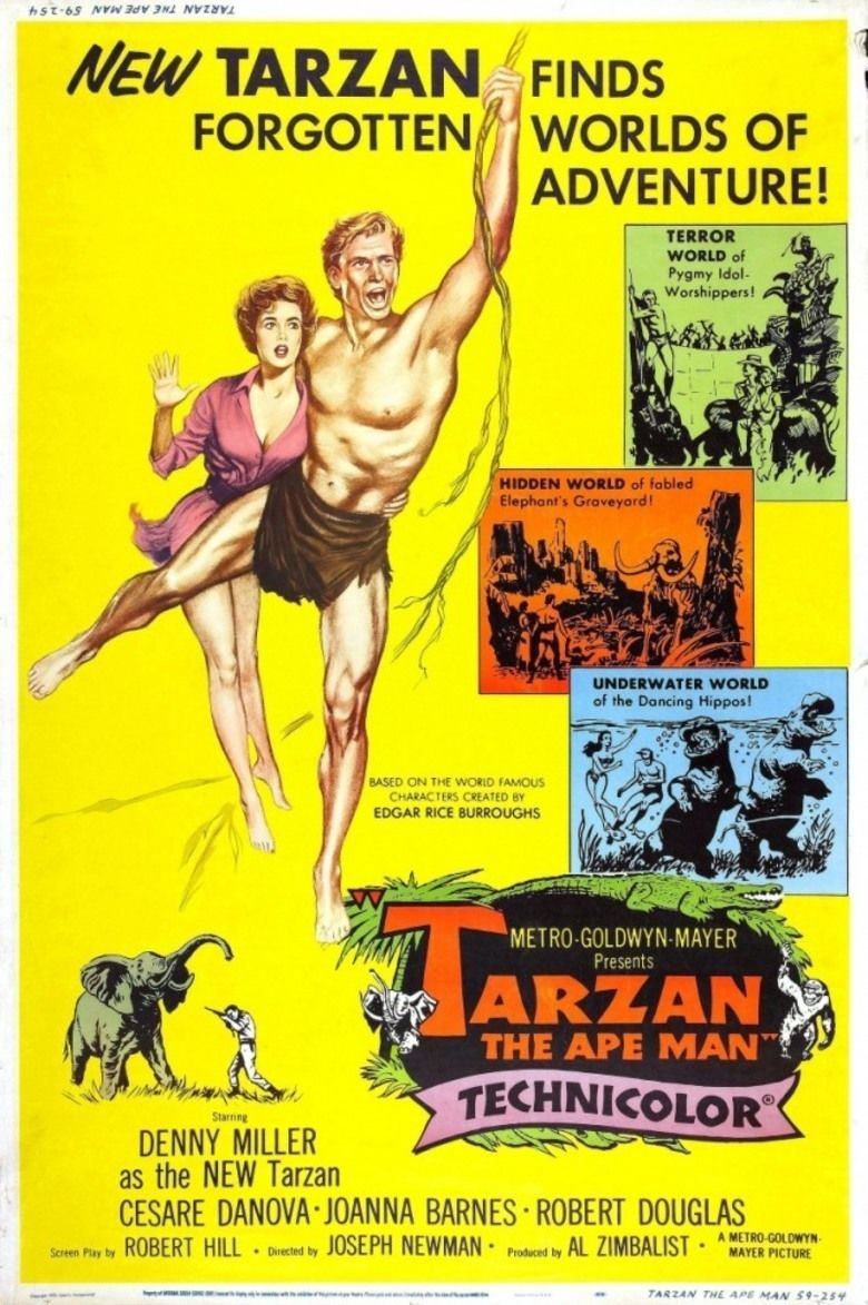 Tarzan, the Ape Man (1959 film) movie poster