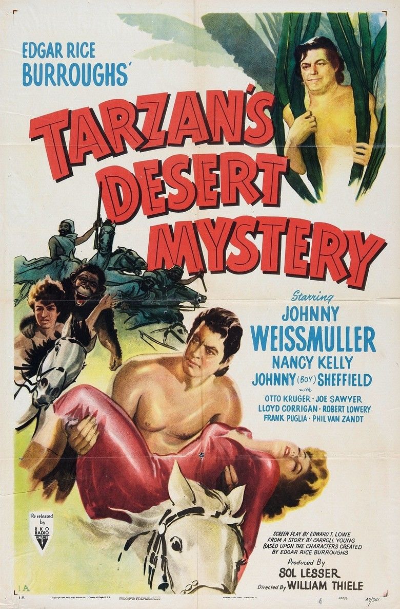 Tarzans Desert Mystery movie poster