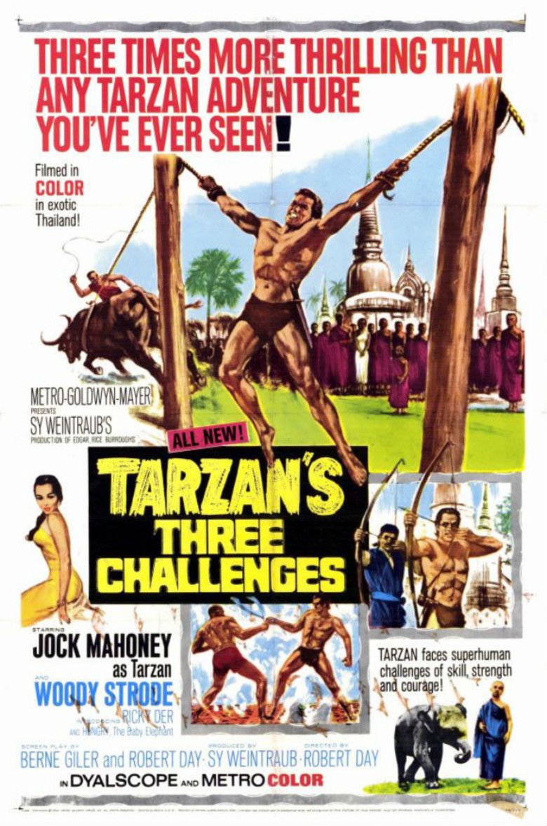 Tarzans Three Challenges movie poster