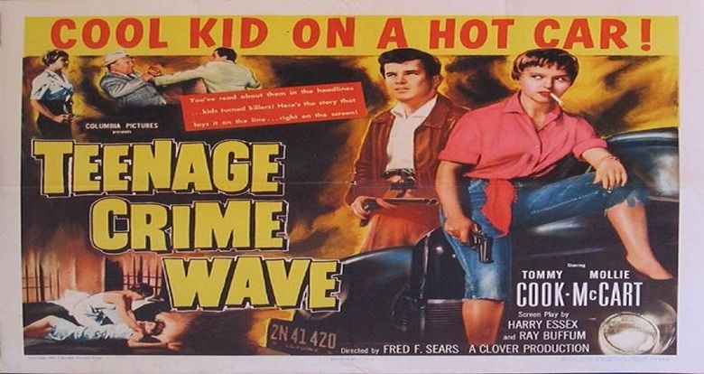 Teen Age Crime Wave movie scenes