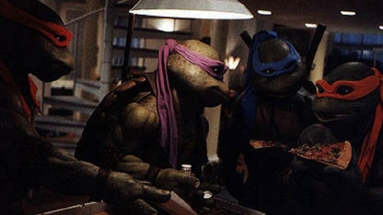 Teenage Mutant Ninja Turtles II: The Secret of the Ooze movie scenes