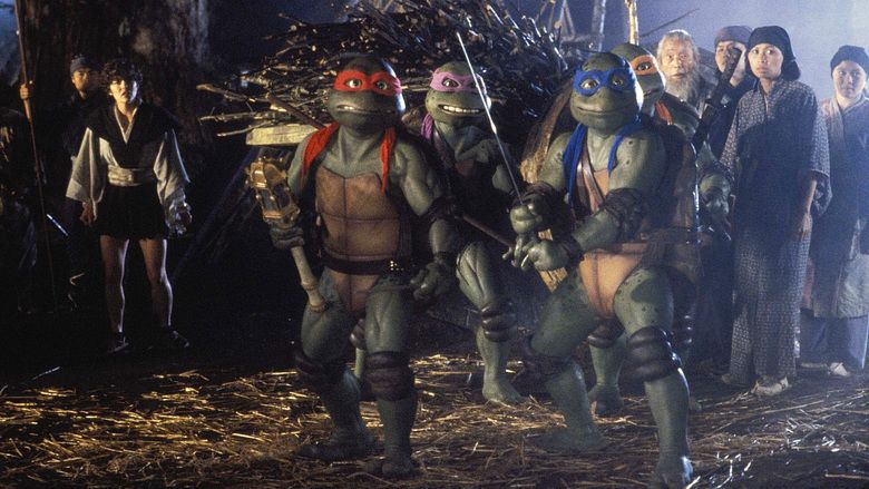 Teenage Mutant Ninja Turtles III movie scenes