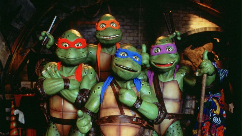 Teenage Mutant Ninja Turtles III movie scenes