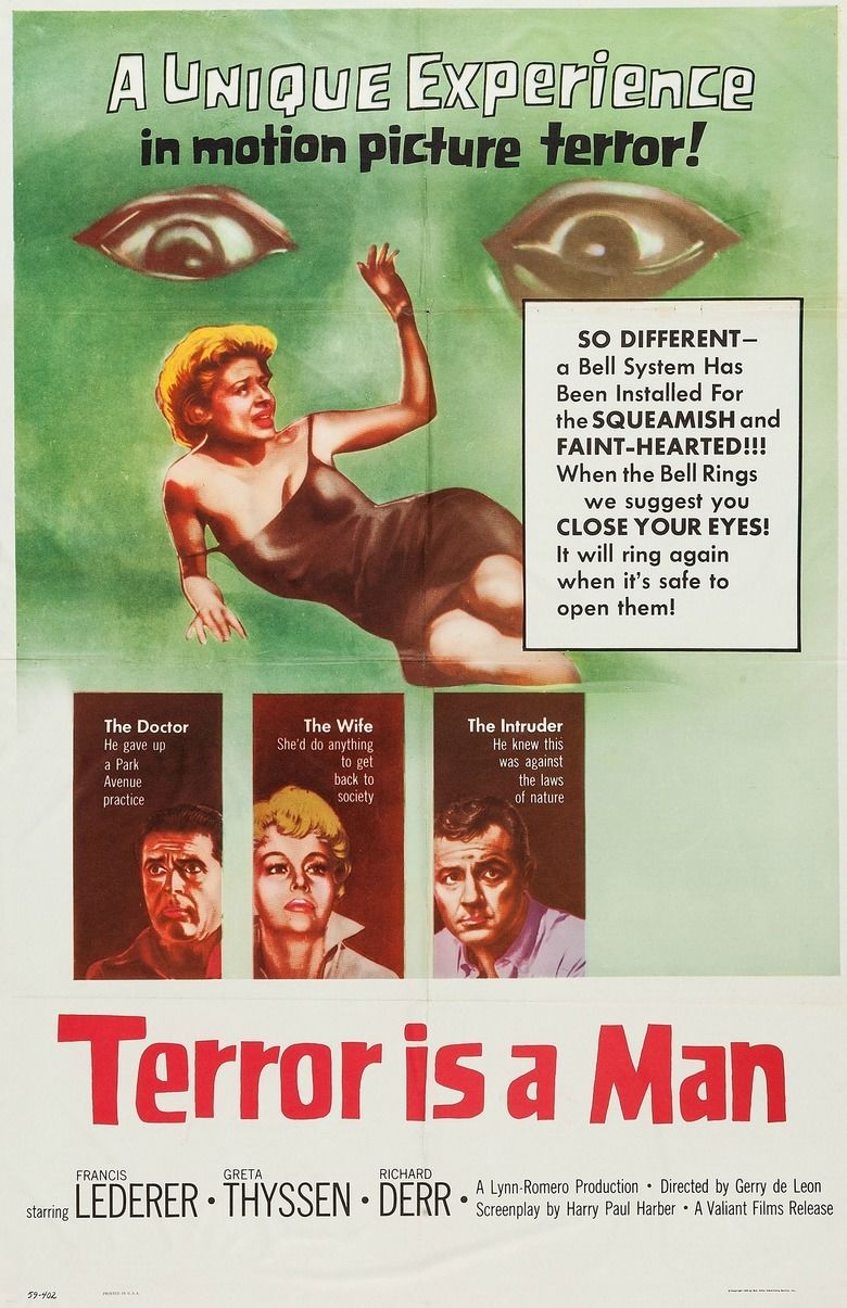 Terror Is a Man movie poster