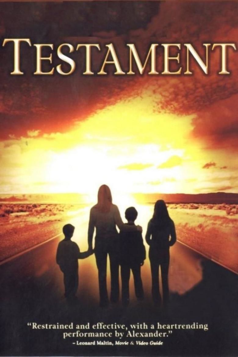 Testament (film) movie poster