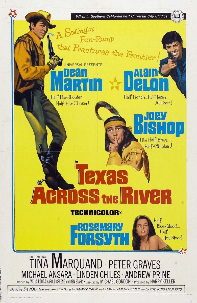 Texas Across the River movie poster