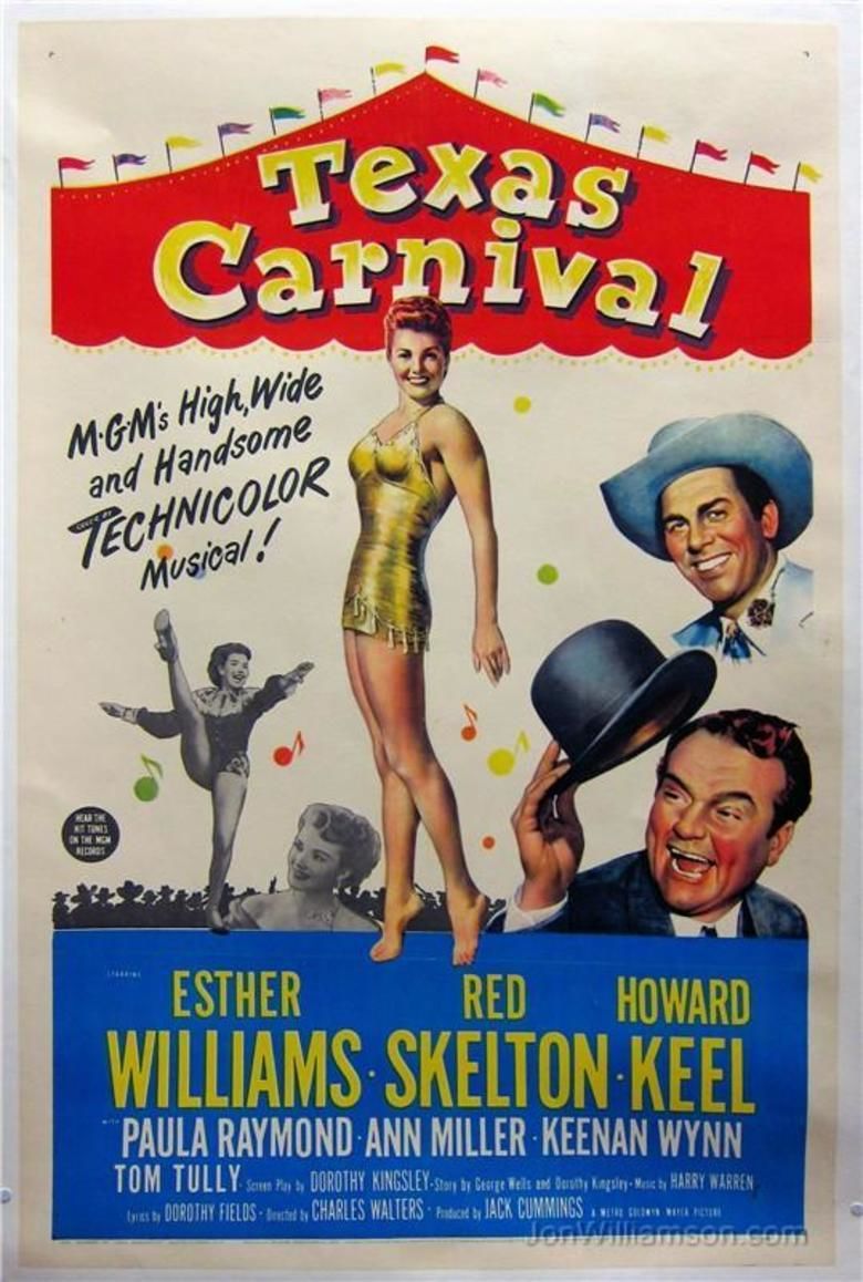 Texas Carnival movie poster