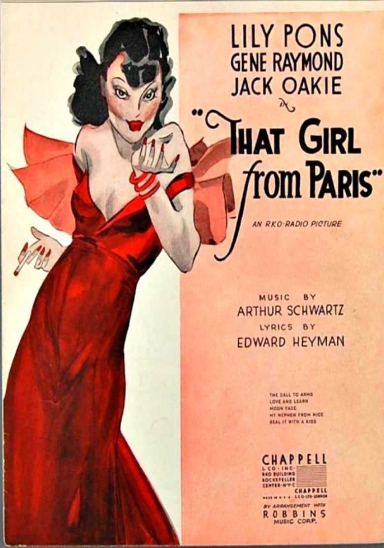 That Girl from Paris movie poster