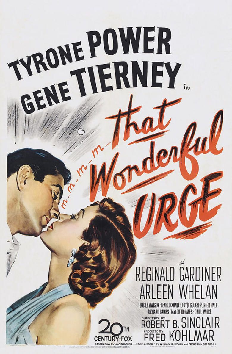 That Wonderful Urge movie poster