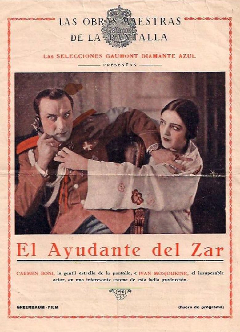 The Adjutant of the Czar movie poster