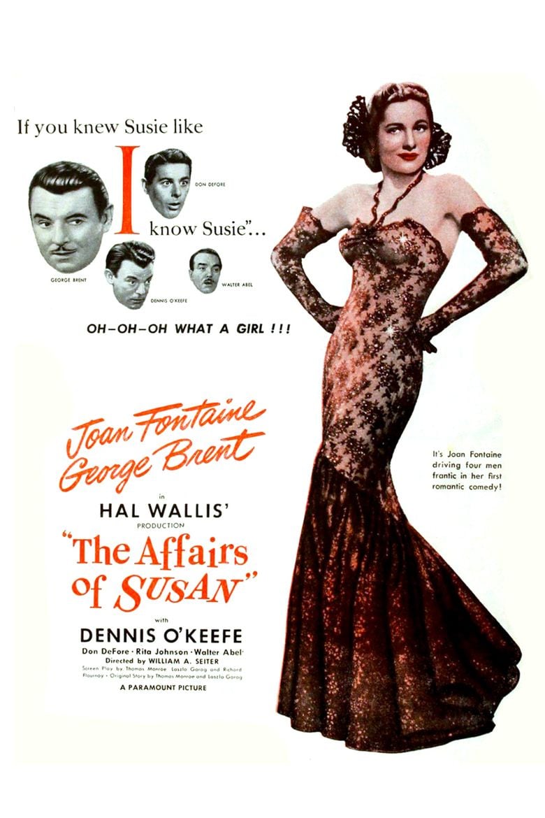 The Affairs of Susan movie poster