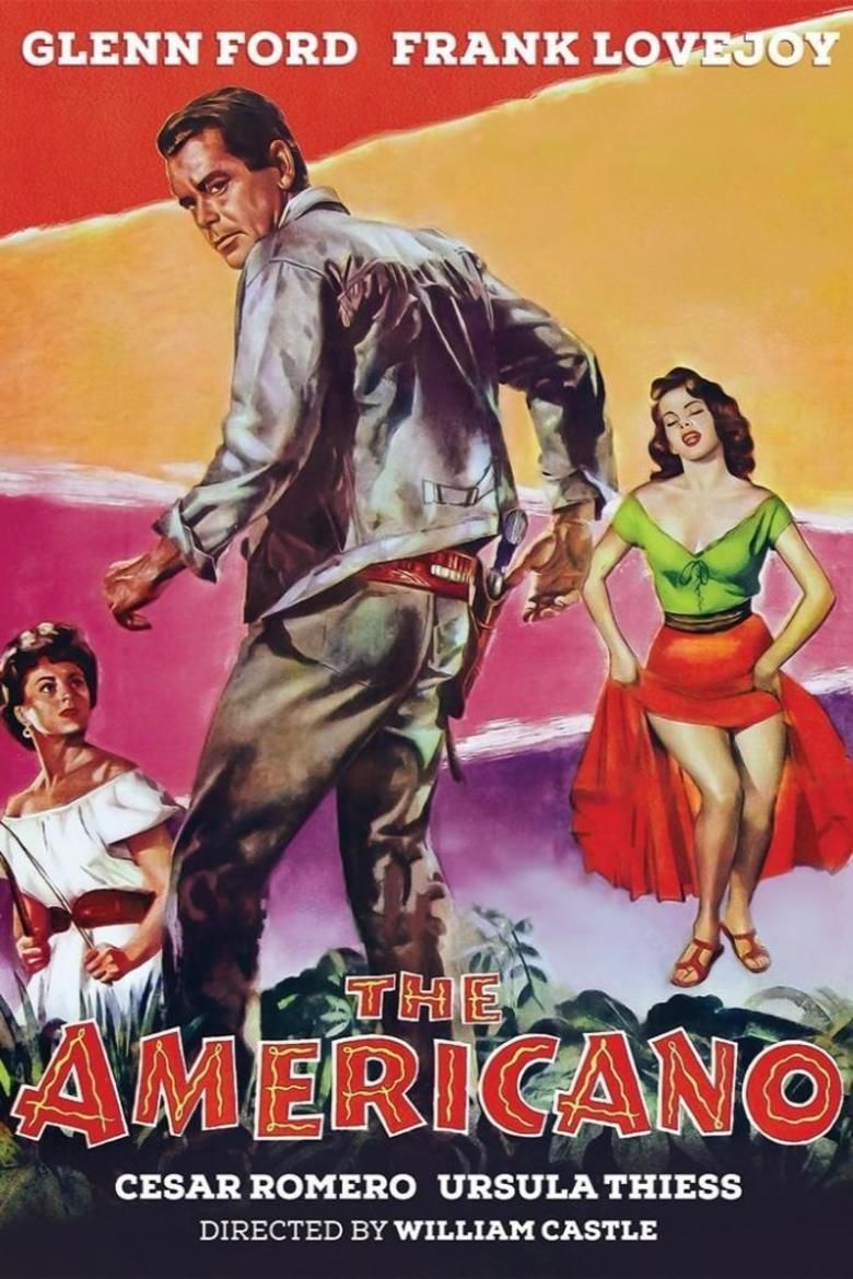 The Americano (1955 film) movie poster