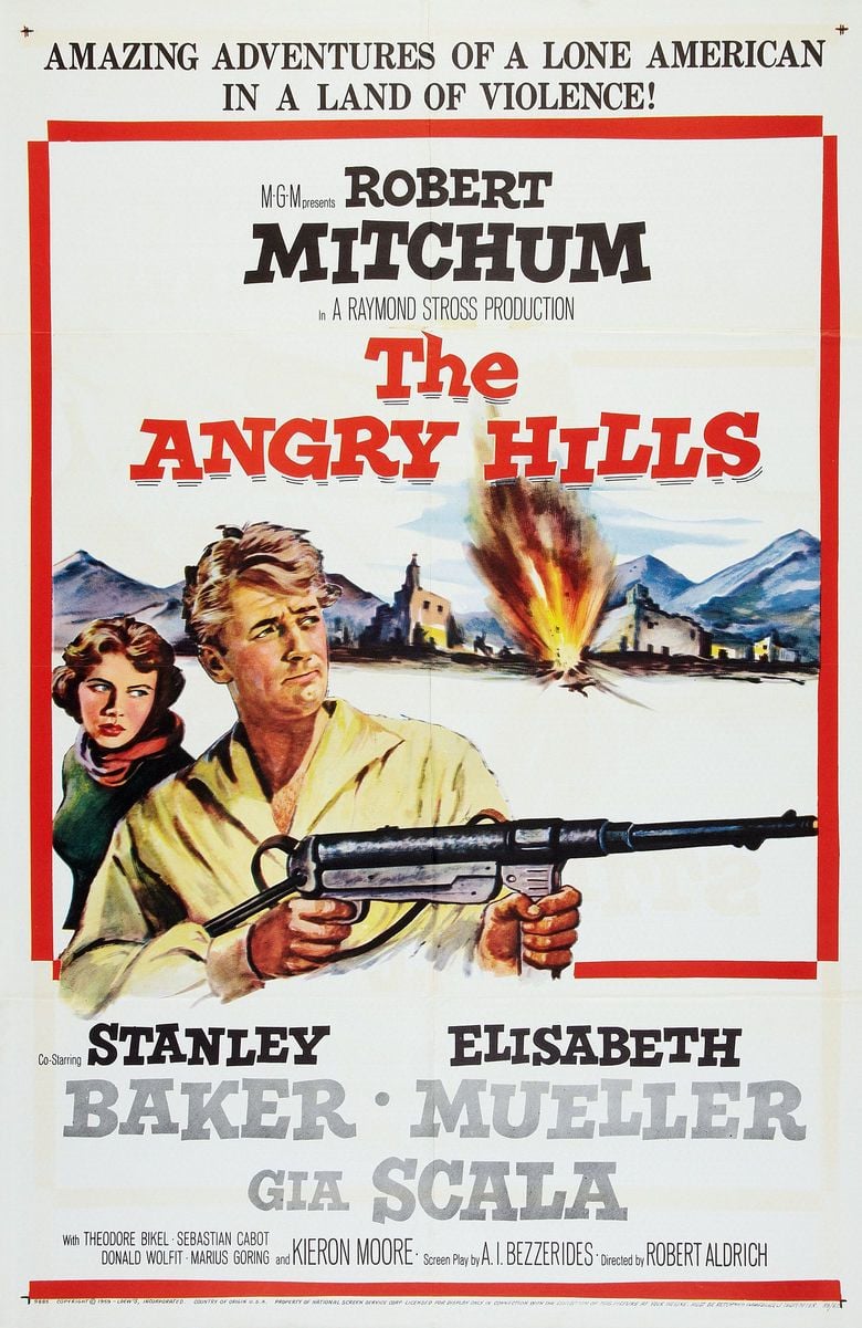 The Angry Hills (film) movie poster