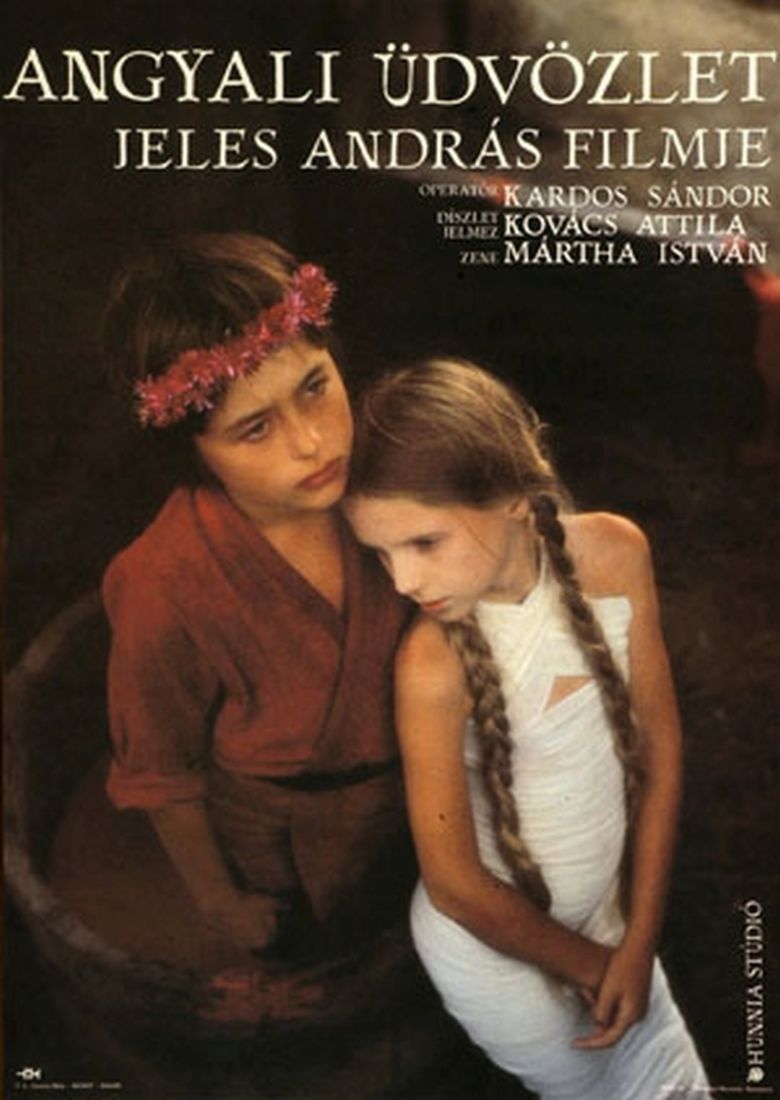 Péter Bocsor and Júlia Mérő in the movie poster of the 1984 film The Annunciation
