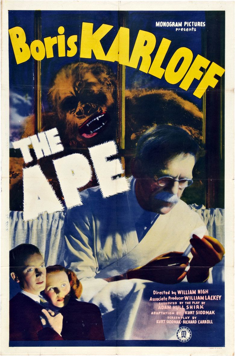 The Ape (1940 film) movie poster