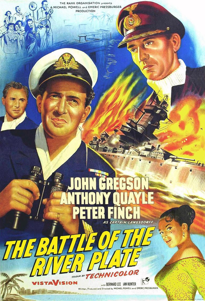 The Battle of the River Plate (film) movie poster
